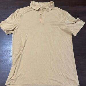 lululemon athletica Tan Polo Shirt